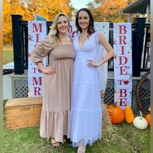 Wore for my bridal shower, I love this dress but have no use for it again